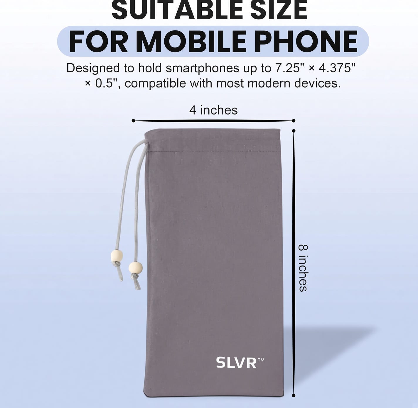 1aCMw SLVR Wear ™ Faraday Phone Pouch - Image 5