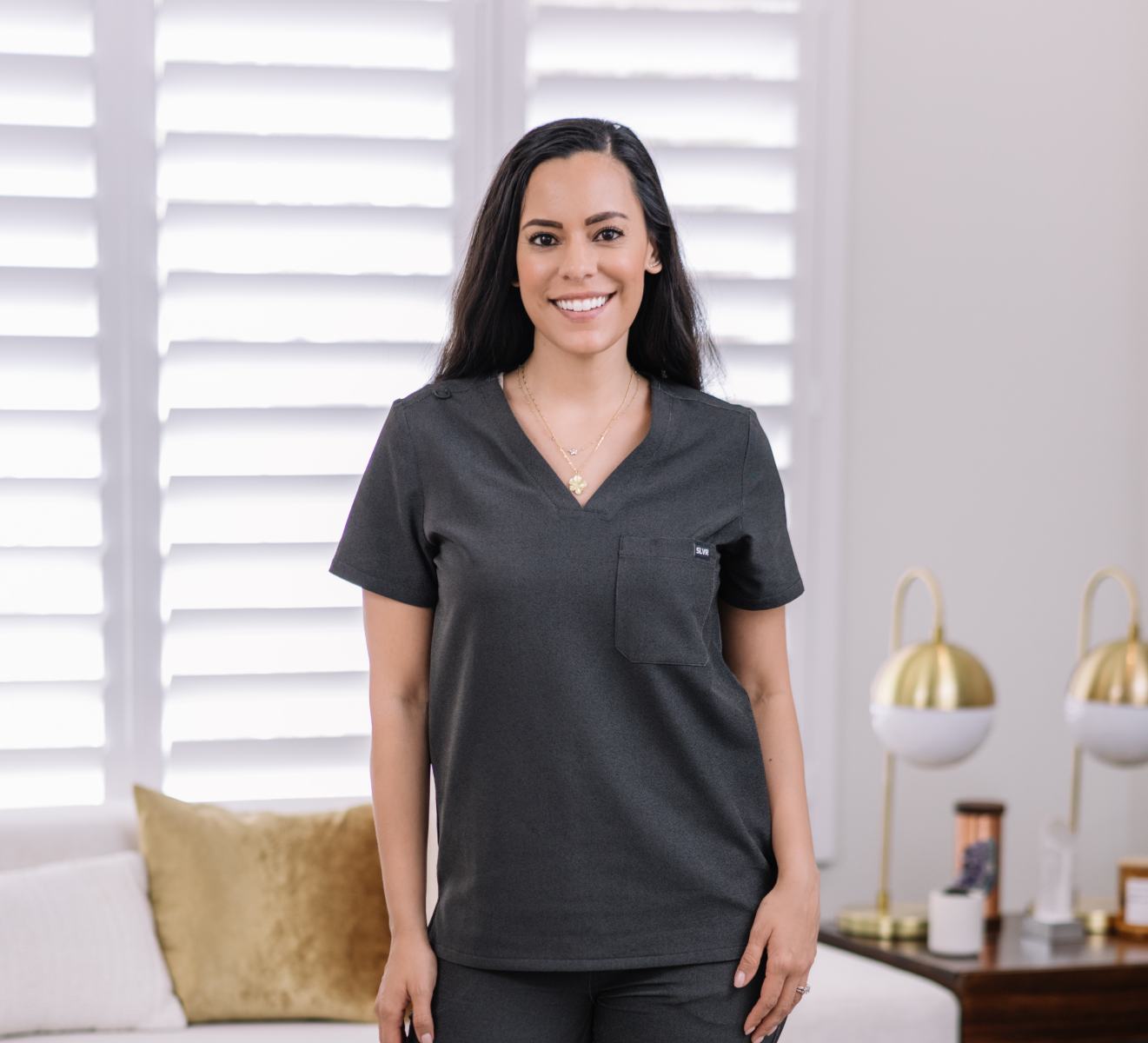 Women’s SilverScrubs EMF Blocking Scrubs – Top Only