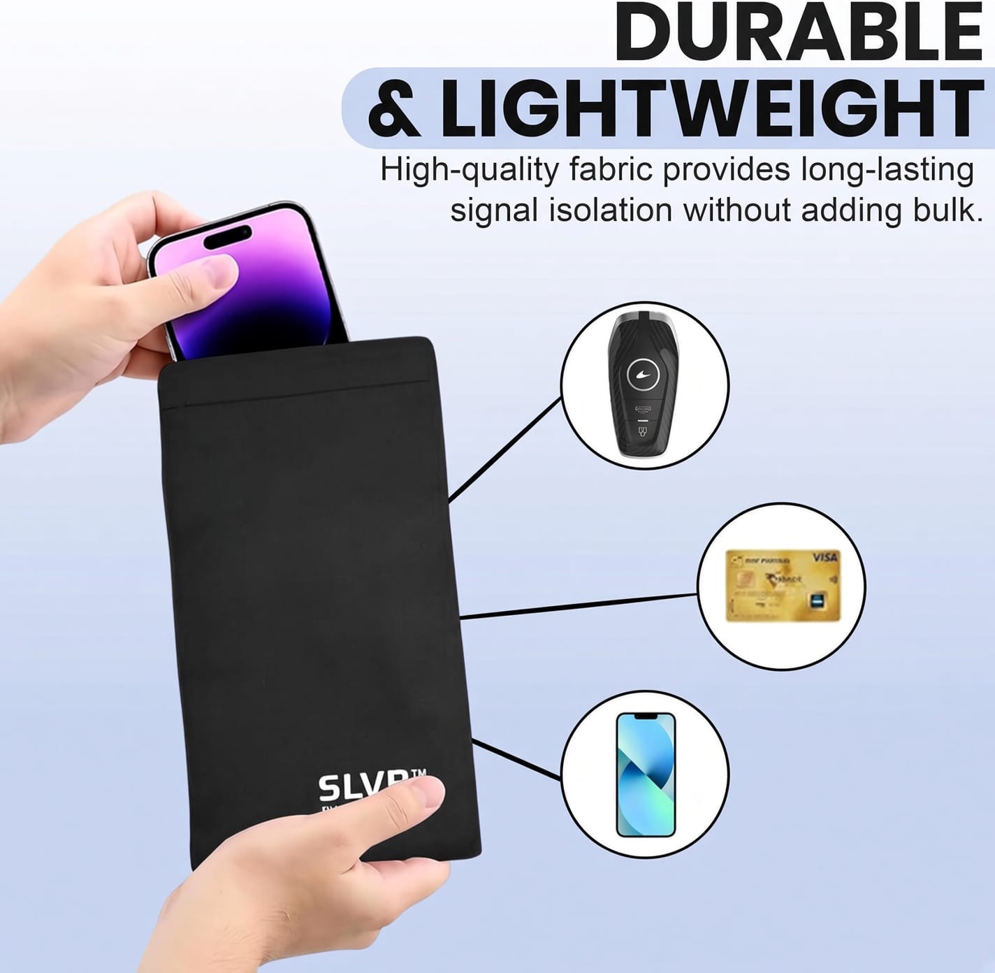 vppHS SLVR Wear ™ Faraday Phone Pouch - Image 4