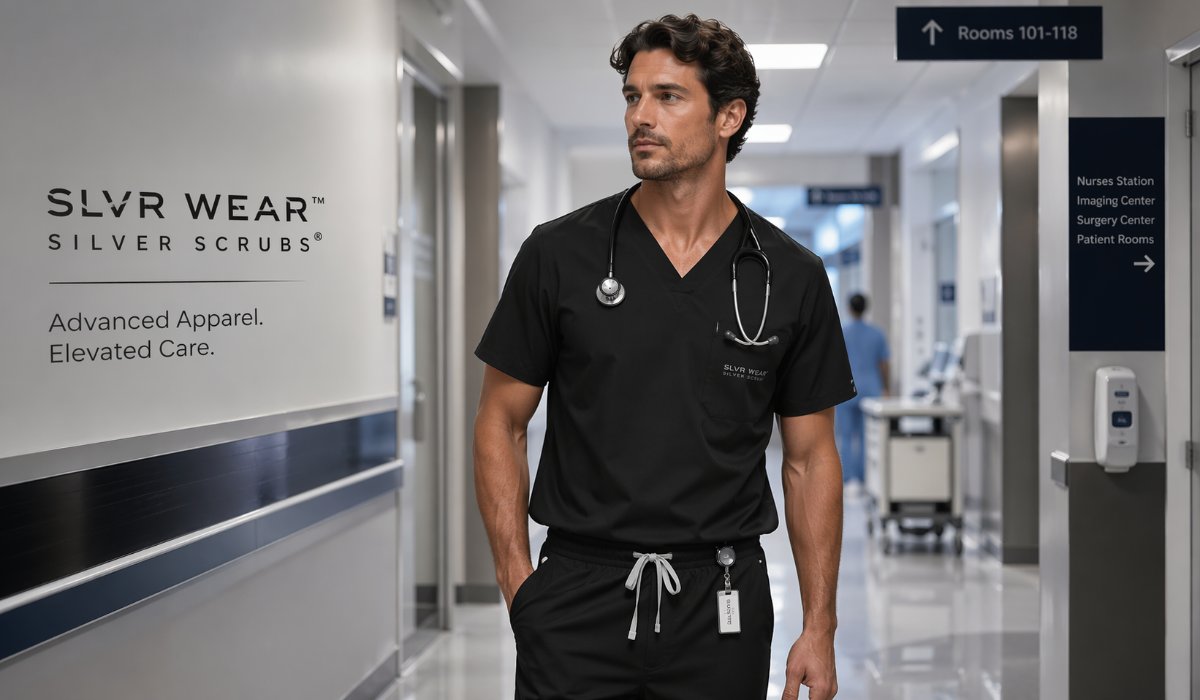 Black Scrubs for Men