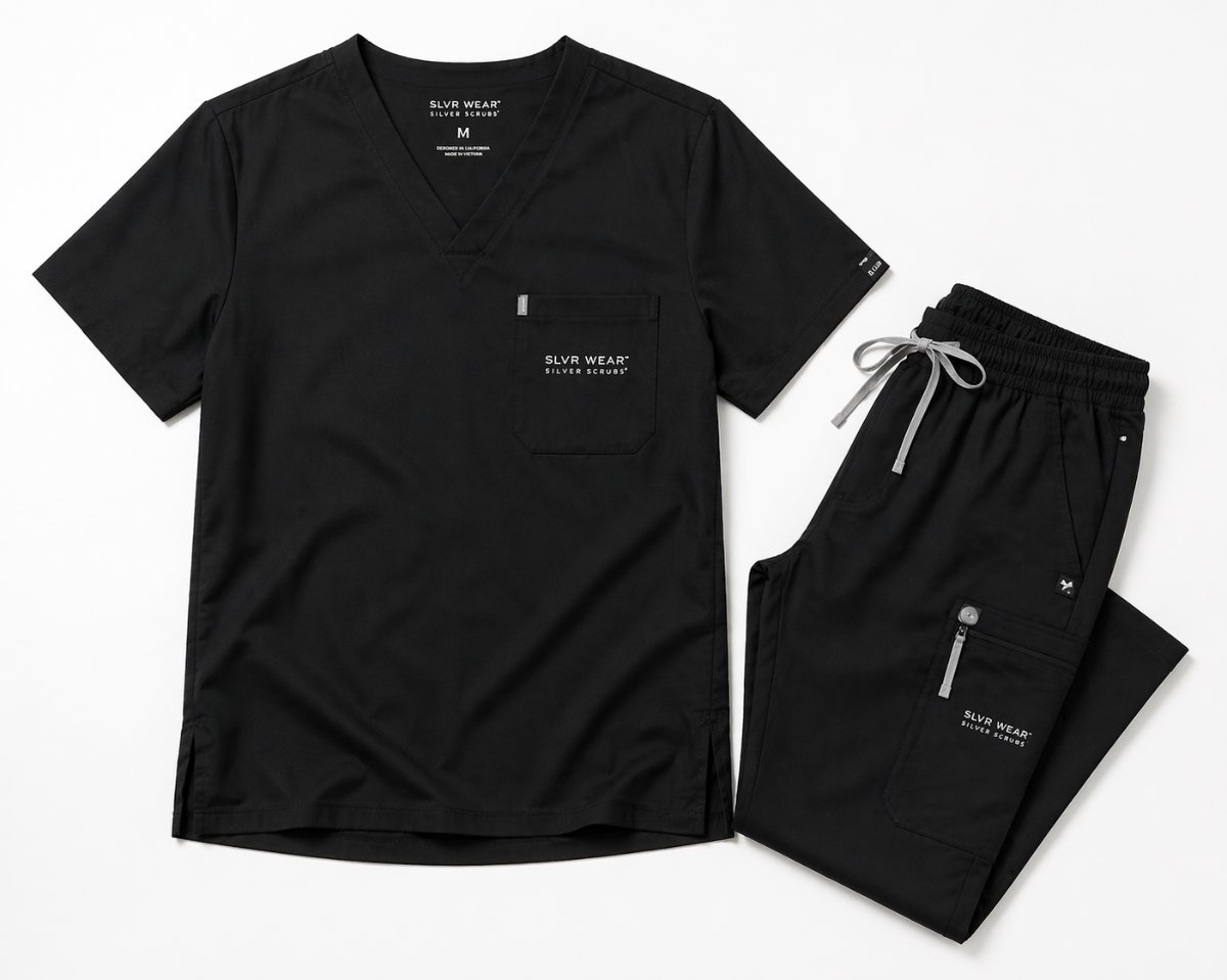 Black Scrubs for Men