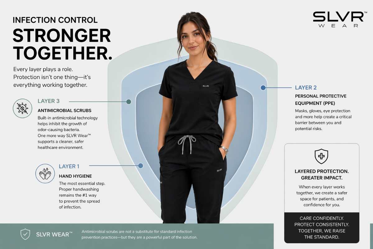 black scrubs for women