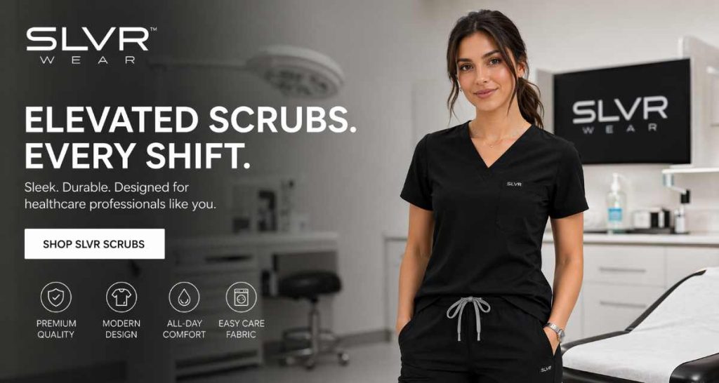 black scrubs for women