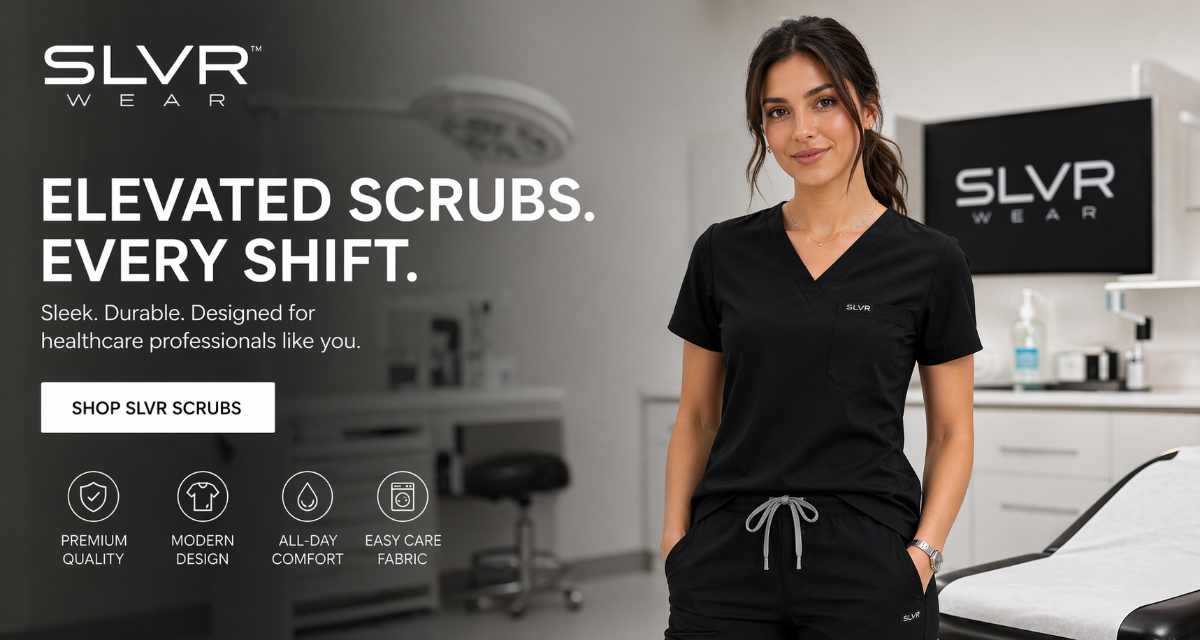 black scrubs for women
