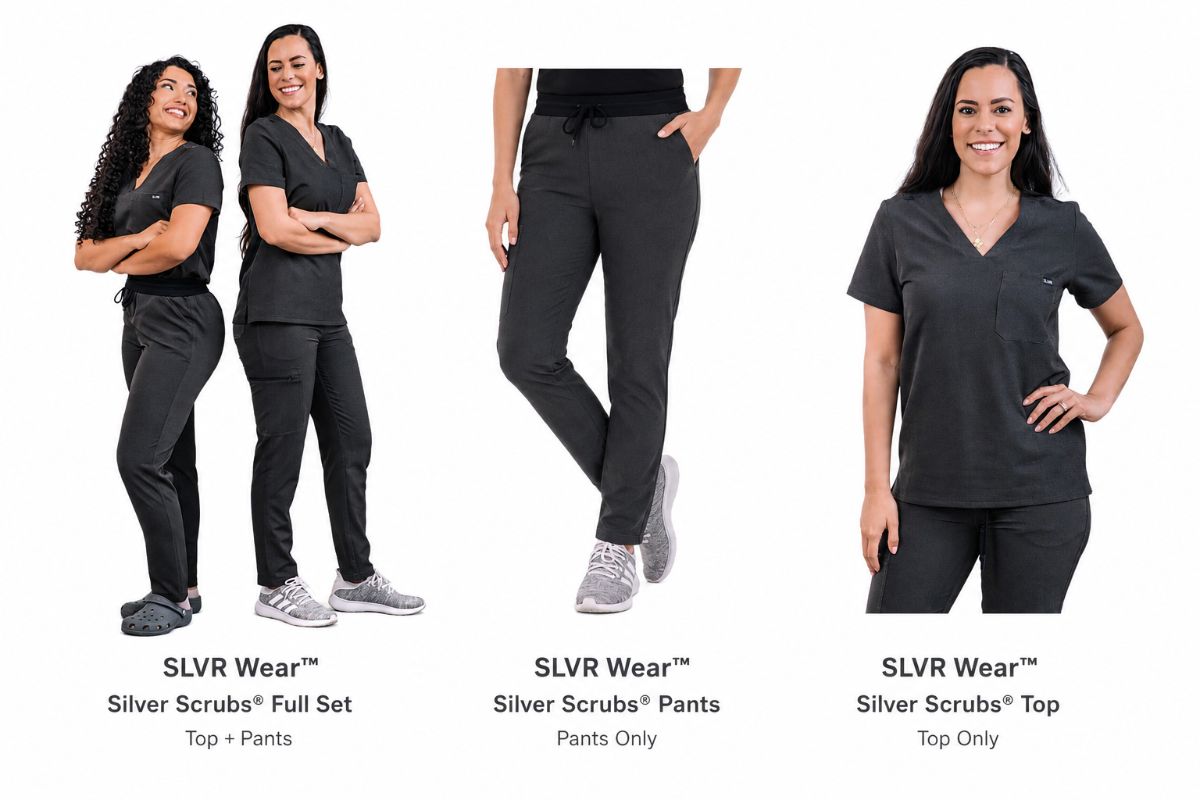 Black Scrub Pants for Women