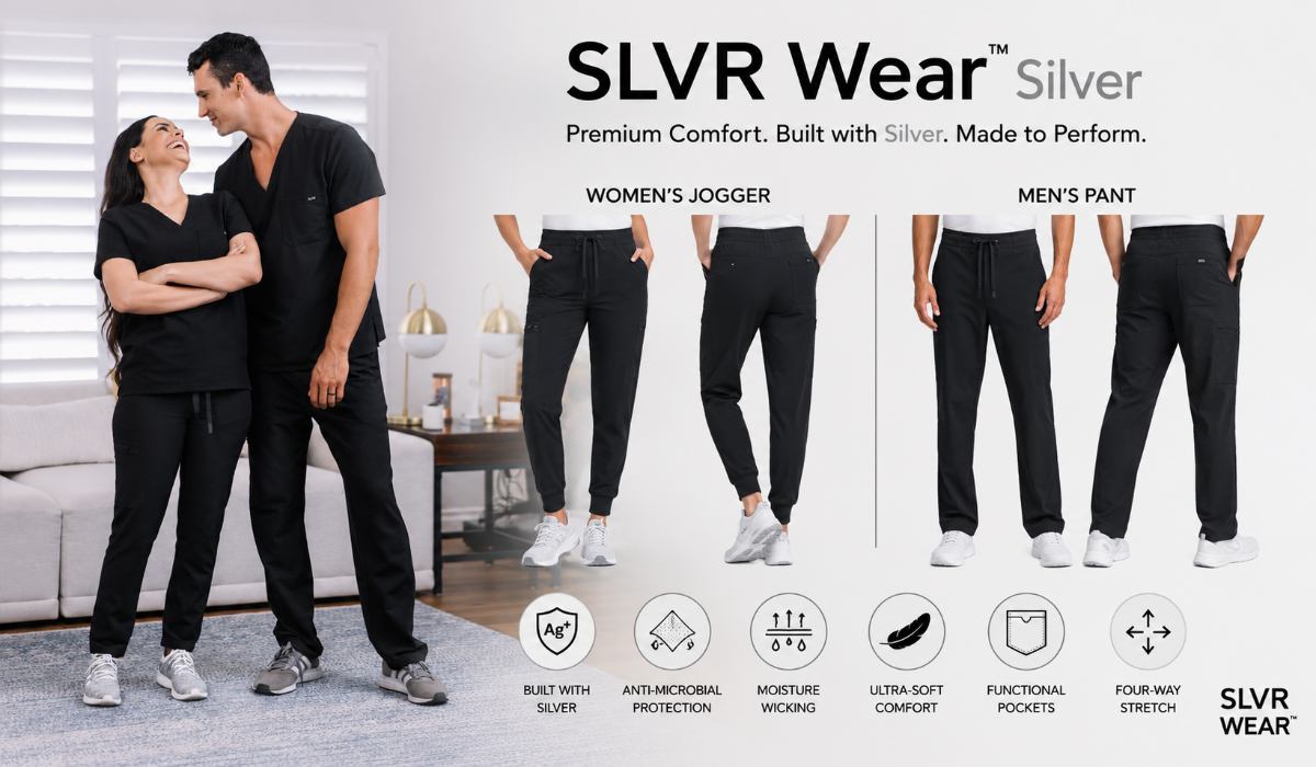 Black Scrubs Pants
