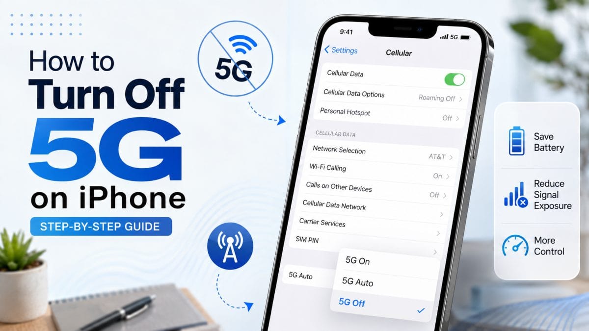 How to Turn Off 5G on iPhone