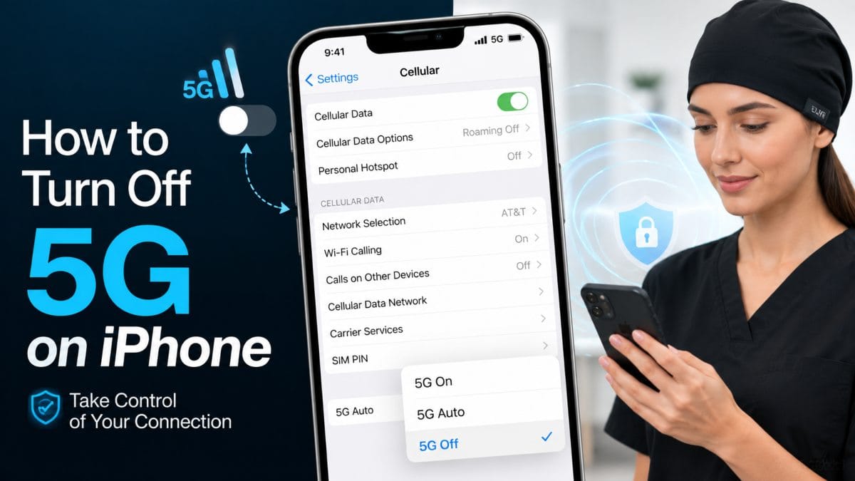 How to Turn Off 5G on iPhone
