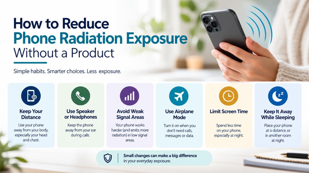 How to Reduce Phone Radiation Exposure Without a Product RF Blocker for Phones